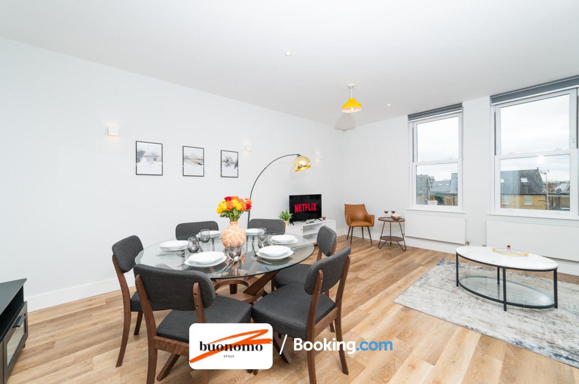 Two Bedroom Apartment At Buonomo Stays Short Lets & Serviced Accommodation Close To Wimbledon Tennis Courts London Exteriör bild
